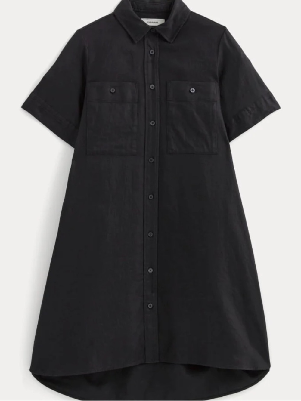 EVERLANE The Daytripper In 100% European Flax Linen Shirt Dress - Picture 14 of 14